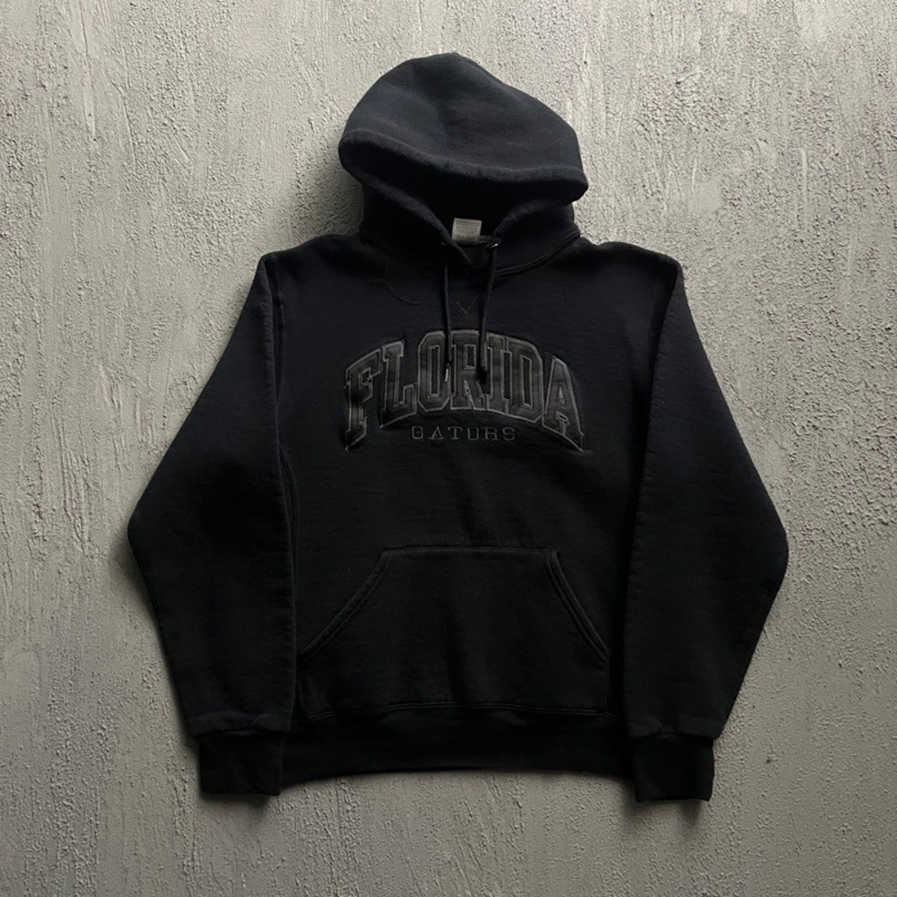 Vintage Florida Gators Russell Athletic Hoodie Medium Black 2000s